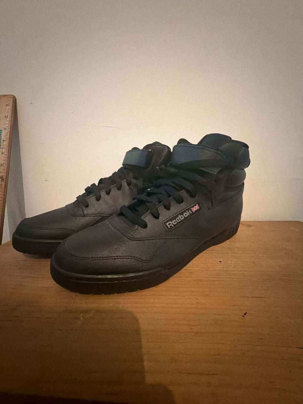 Reebok EX-O-FIT Hi Men's Black High Top Sneakers